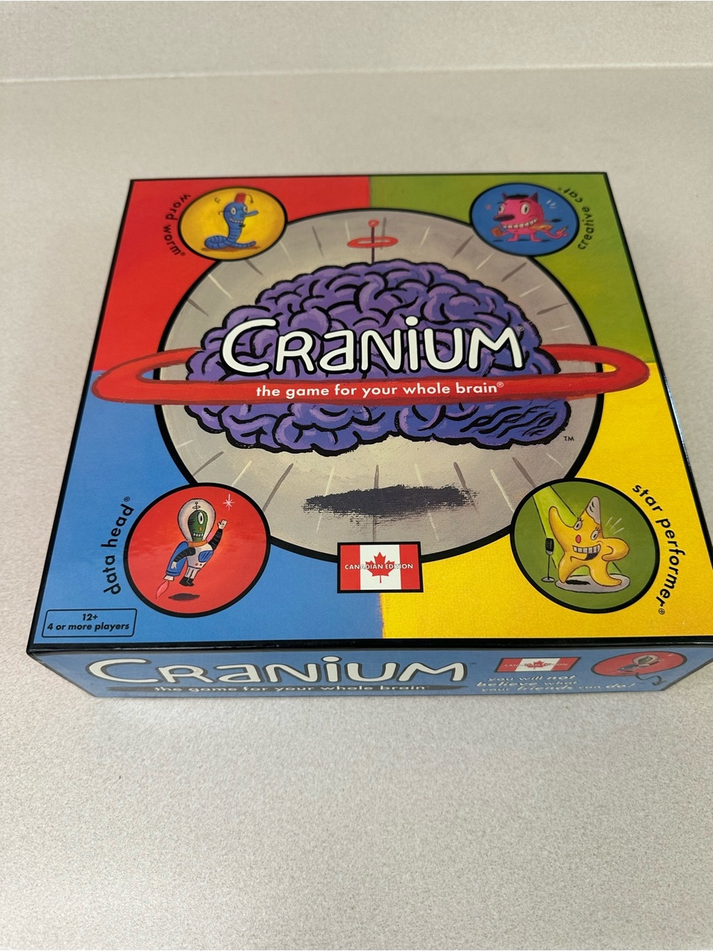 Cranium Board Game - Purple/Red/Blue/Green/Yellow Box